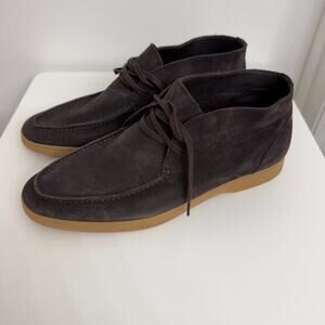 SuitSupply Men's Suede Chukka Boots Dark Brown EU 43 US 10 Casual Neutral